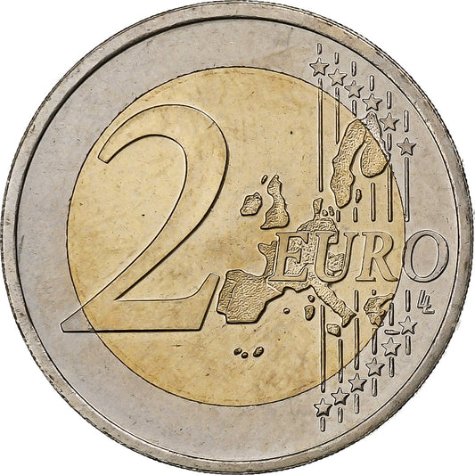 Austria, 
  
  2 euros, 
  
  Österreichischer Staatsvertrag