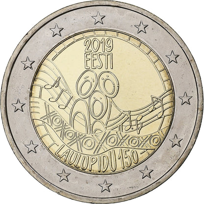 tierra del este, 
  
  2 euros, 
  
  Festival de Liedes de Estonia