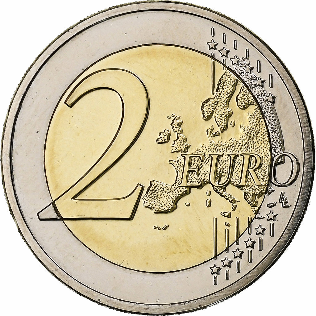 Bélgica, 

2 euros, 

Satélite ESRO-2B