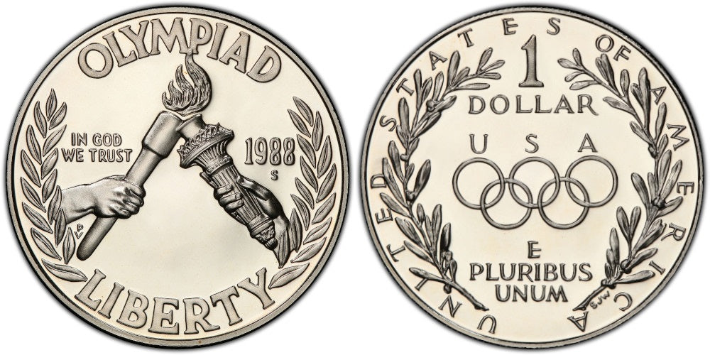 USA 1 DOLAR 1988 S  OLIMPIADAS