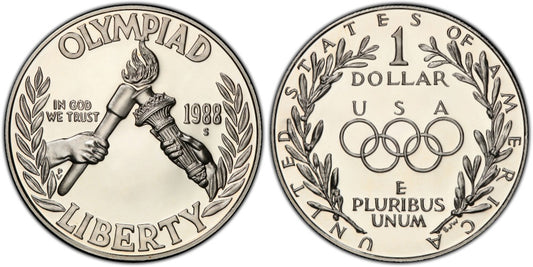 USA 1 DOLAR 1988 S  OLIMPIADAS