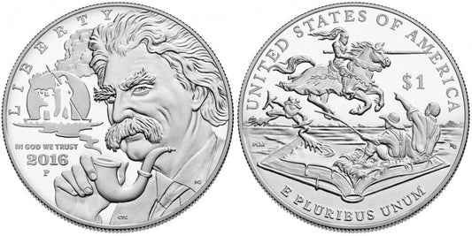 USA 1 DOLAR 2016 P  MARK TWAIN