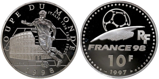 FRANCIA 10 FRANCOS 1997 FUTBOL
