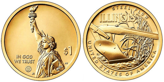 USA 1 DOLAR 2024 D  INNOVATION – ILLINOIS