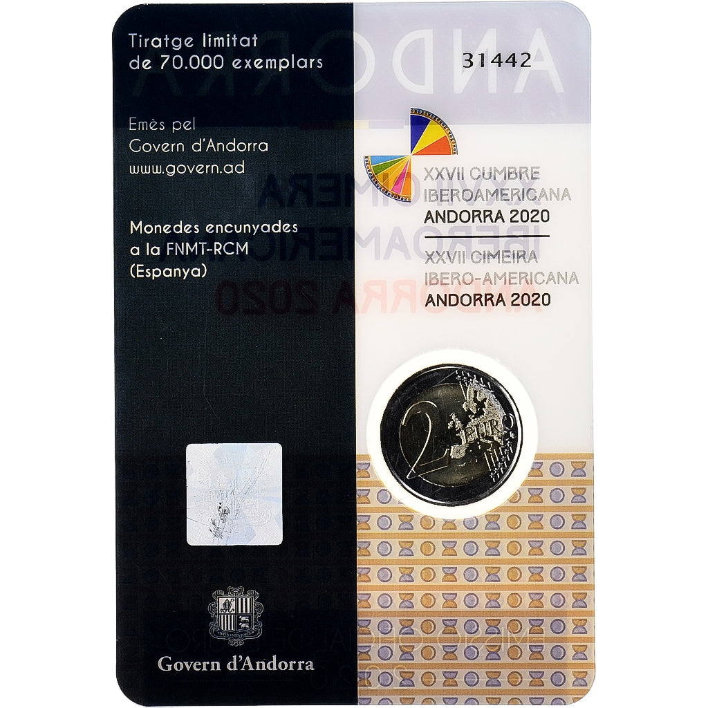 andorra, 
  
  2 euros, 
  
  Gipfel iberoamericano