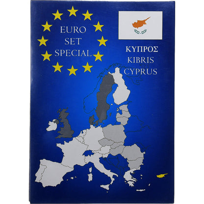 Chipre, 
  
  Setze 1 ud. - 2 euros, 
  
  2002