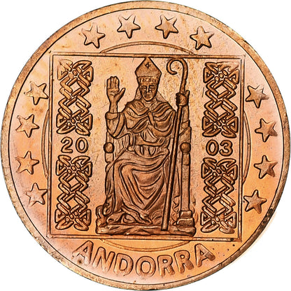 andorra, 
  
  2 céntimos de euro, 
  
  Fantasía-Euro-Muster