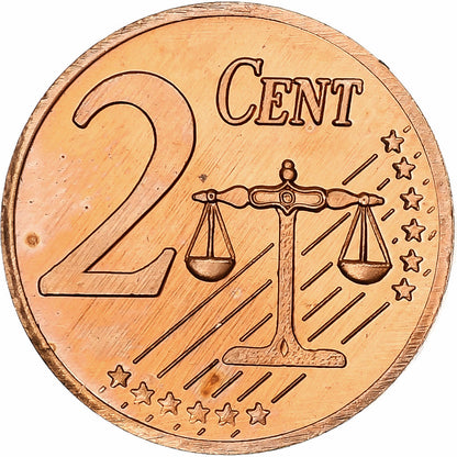 Dinamarca,
 
 2 céntimos de euro,
 
 Fantasía-Euro-Muster