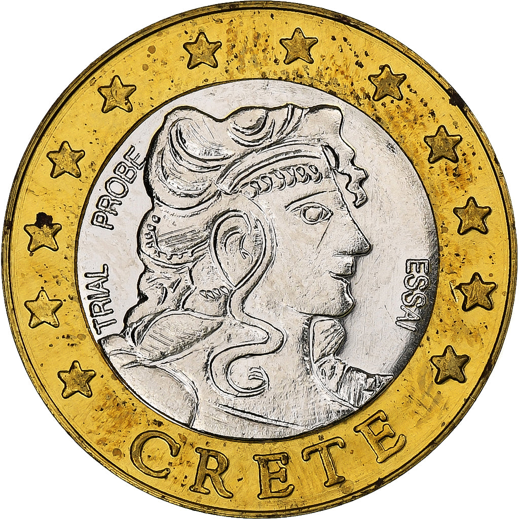 Creta, 
  
  2 euros, 
  
  Fantasía-Euro-Muster