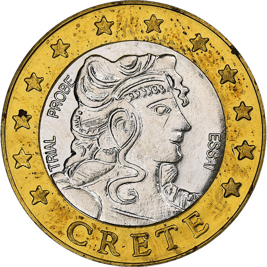 Creta, 
  
  2 euros, 
  
  Fantasía-Euro-Muster