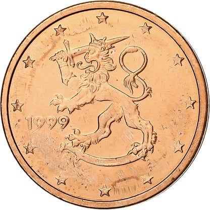 Finlandia, 

2 céntimos de euro, 

1999