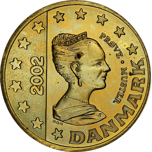 Dinamarca,

Margrethe II.,

10 céntimos de euro