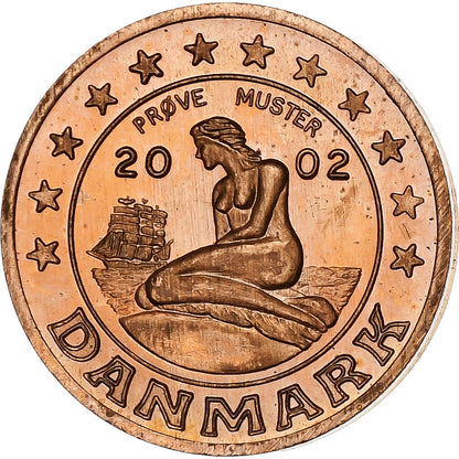 Dinamarca,

Margrethe II.,

2 céntimos de euro