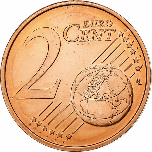 Chipre, 

2 céntimos de euro, 

BU