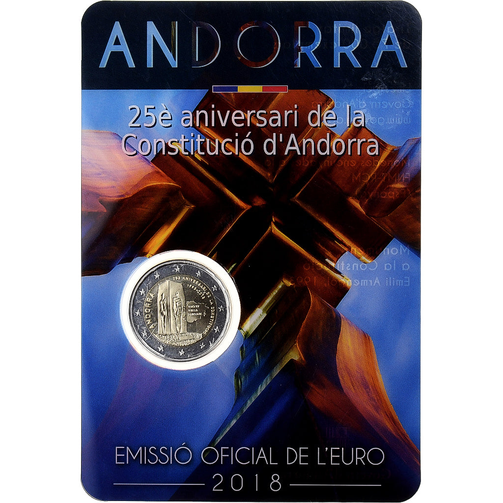 andorra, 
  
  2 euros, 
  
  Verfassung