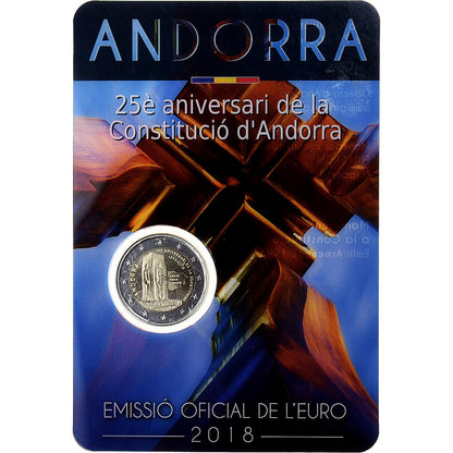 andorra, 
  
  2 euros, 
  
  Verfassung