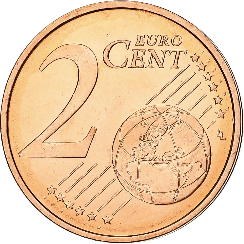 Eastland, 

2 céntimos de euro, 

BU