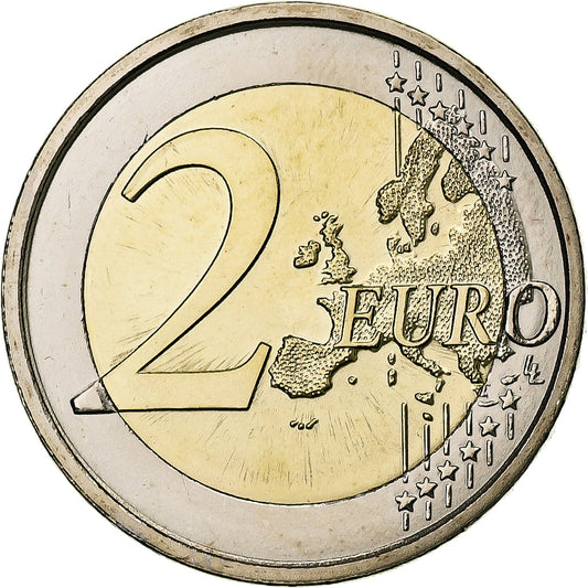 Austria, 
  
  2 euros, 
  
  100. Jahrestag – República de Austria