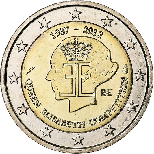 Bélgica,

2 euros,

Concurso Reina Elizabeth