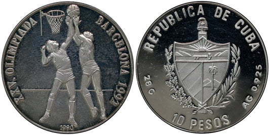 10 PESOS 1990 OLIMPIADAS DE BARCELONA