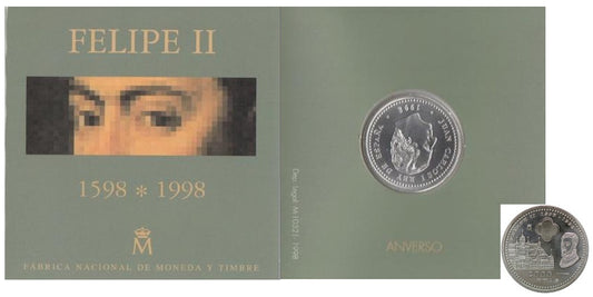 ESPAÑA CARTERA 2000 PESETAS 1998 FELIPE II
