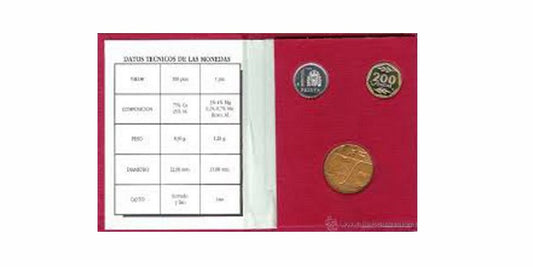 ESPAÑA EXPOSICION NACIONAL E-87 CON ESTUCHE