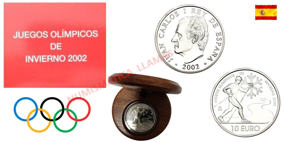 ESPAÑA 10 EUROS 2002 OLIMPIADAS DE INVIERNO