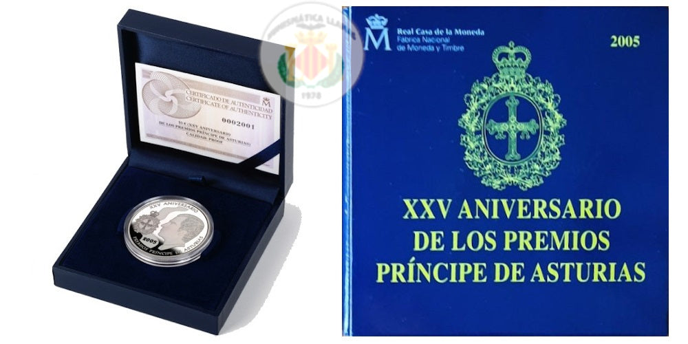 ESPAÑA 10 EUROS 2005  PREMIOS PRINCIPE DE ASTURIAS