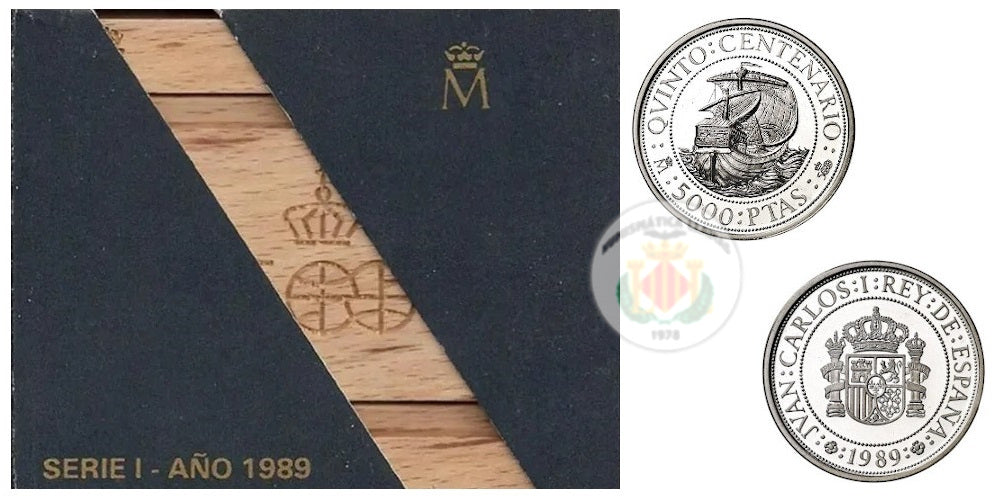ESPAÑA V CENTENARIO 5000 PESETAS 1989