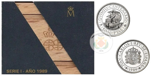 ESPAÑA V CENTENARIO 5000 PESETAS 1989