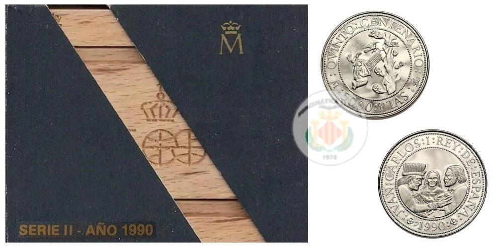 ESPAÑA V CENTENARIO 5000 PESETAS 1990