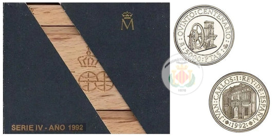 ESPAÑA V CENTENARIO 5000 PESETAS PLATA 1992