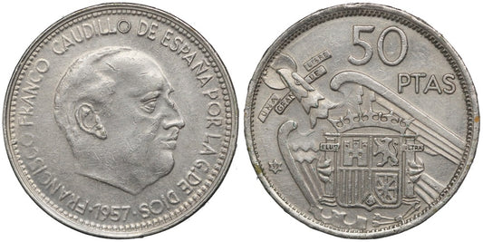 FALSA DE EPOCA: 50 PESETAS 1957