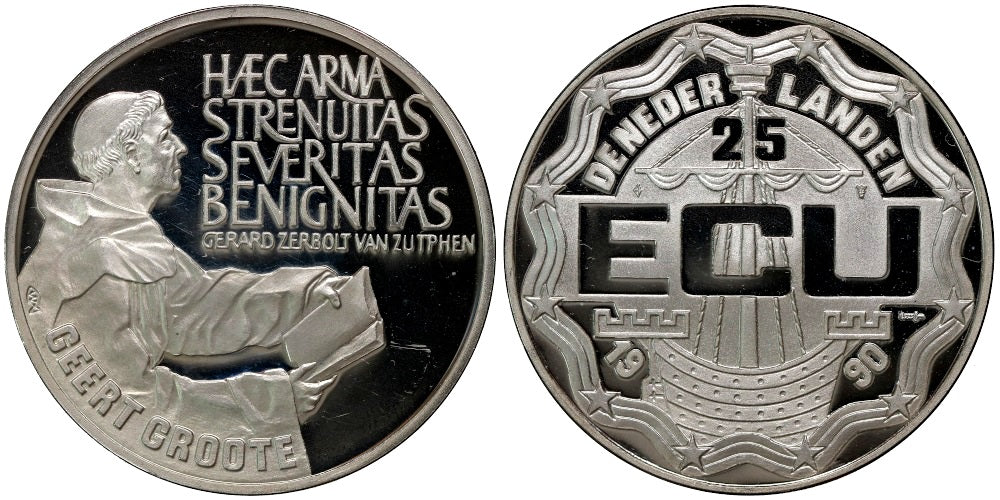 HOLANDA 25 ECUS 1990 GEERT GROOTE
