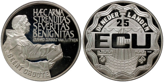 HOLANDA 25 ECUS 1990 GEERT GROOTE