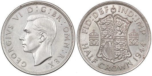 INGLATERRA 1/2 CORONA 1944