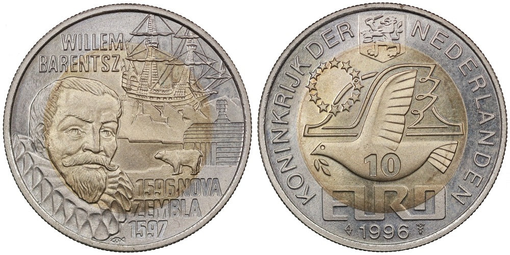 HOLANDA 10 EUROS 1996