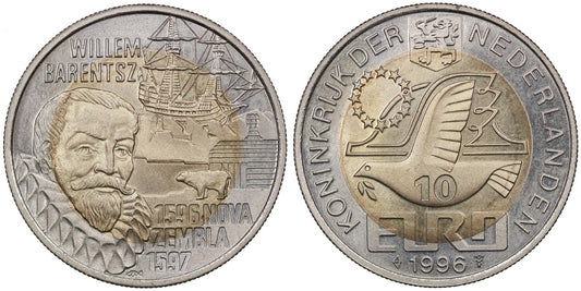 HOLANDA 10 EUROS 1996