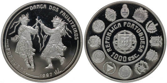 PORTUGAL 1000 ESCUDOS 1997  III SERIE IBEROAMERICANA