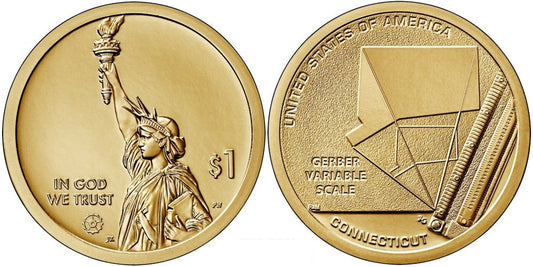 USA 1 DOLAR 2020 P INNOVATION – CONNECTICUT