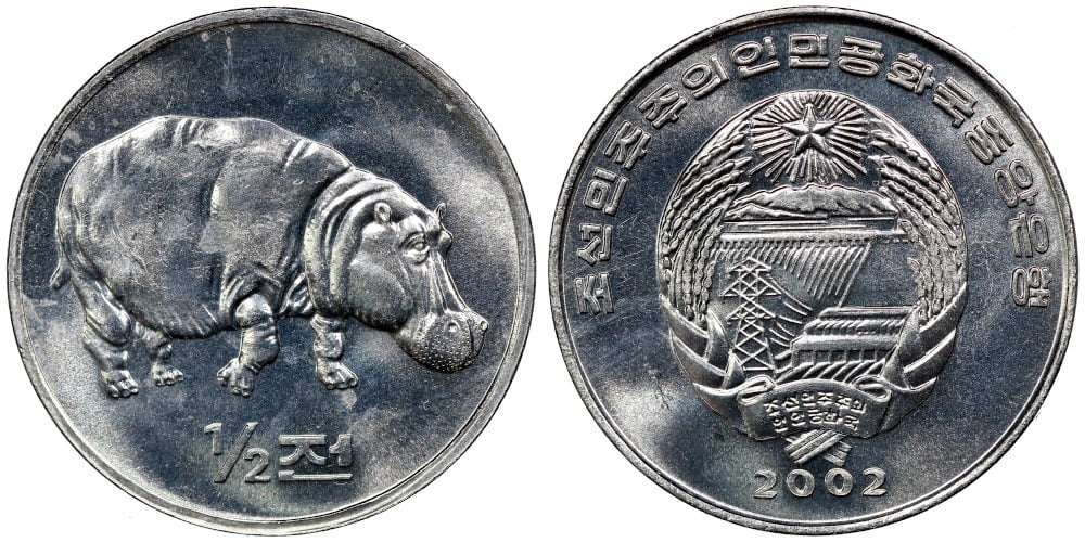 KOREA DEL NORTE 1/2 CHON 2002