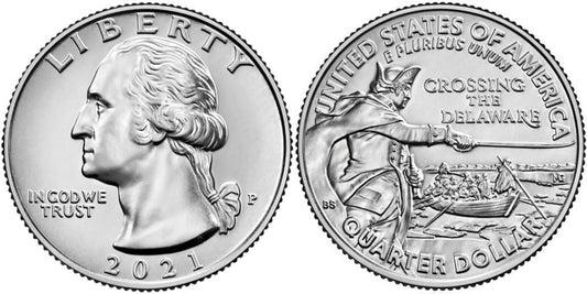 USA 1/4 DOLAR 2021 P  DELAWARE