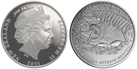 NUEVA ZELANDA 1 DOLAR 2021 KIWI