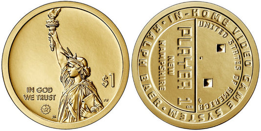 USA 1 DOLAR 2021 D  INNOVATION – NEW HAMPSHIRE
