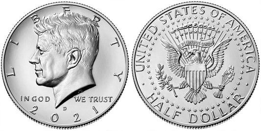 USA 1/2 DOLAR 2021 D  JOHN F. KENNEDY