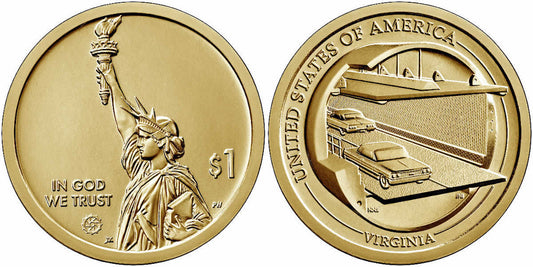 USA 1 DOLAR 2021 D  INNOVATION – VIRGINIA