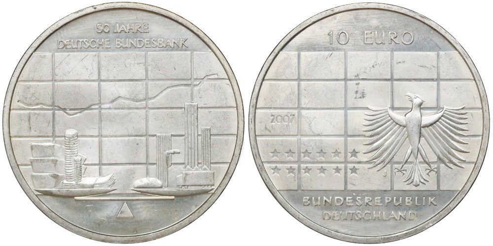 ALEMANIA 10 EUROS 2007 J
