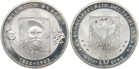 ALEMANIA 10 EUROS 2007 D