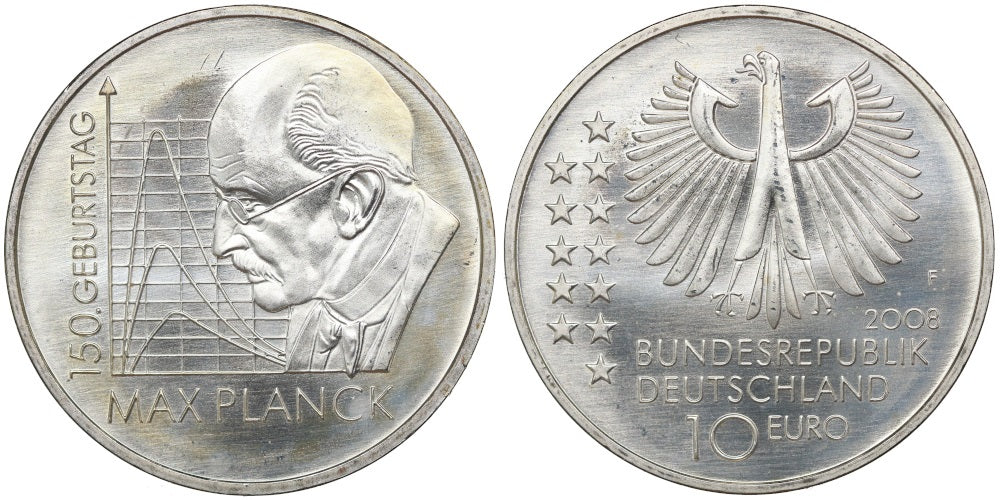 ALEMANIA 10 EUROS 2008 F