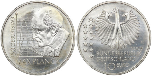 ALEMANIA 10 EUROS 2008 F